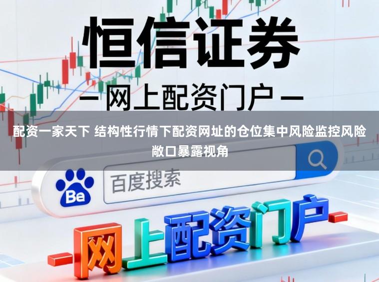 配资一家天下 结构性行情下配资网址的仓位集中风险监控风险敞口暴露视角