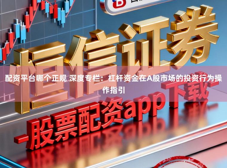 配资平台哪个正规 深度专栏：杠杆资金在A股市场的投资行为操作指引
